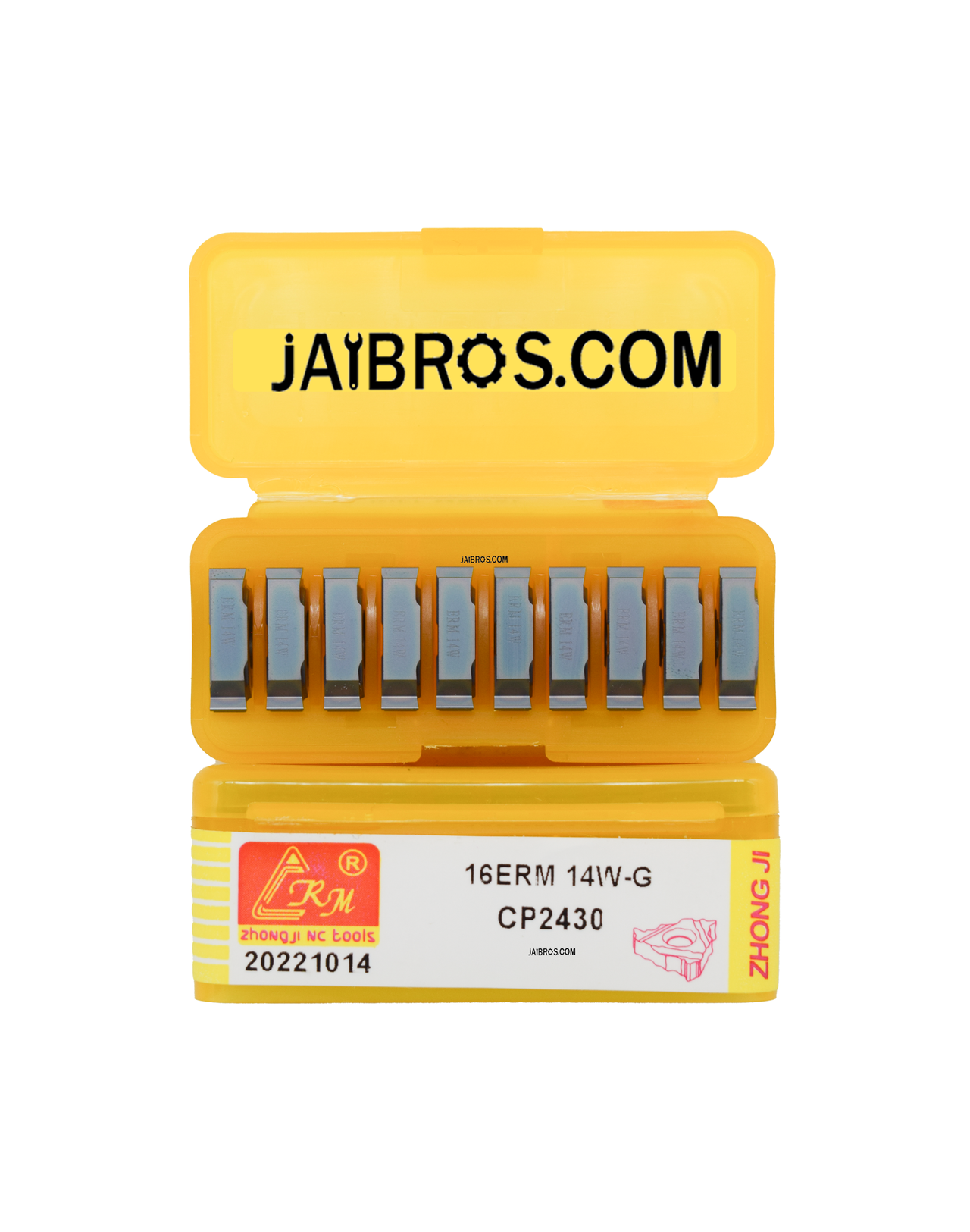 16 ER/IR 14W External/Internal Threading CRM carbide Insert pack of 10