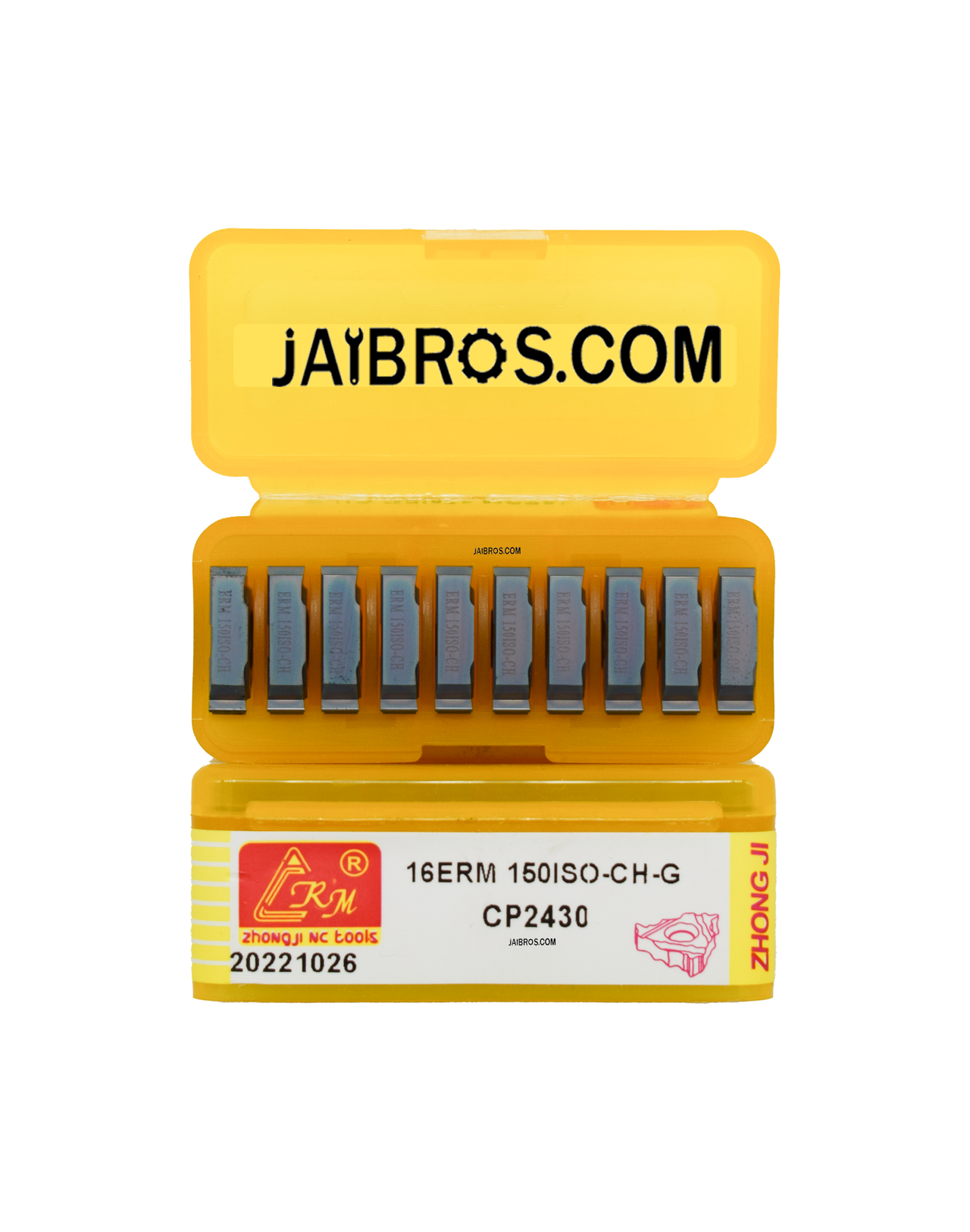 16 ER/IR 150ISO External/Internal Threading CRM carbide Insert pack of 10