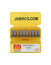 Thumbnail for 16 ER/IR 250ISO External/Internal Threading CRM carbide Insert pack of 10