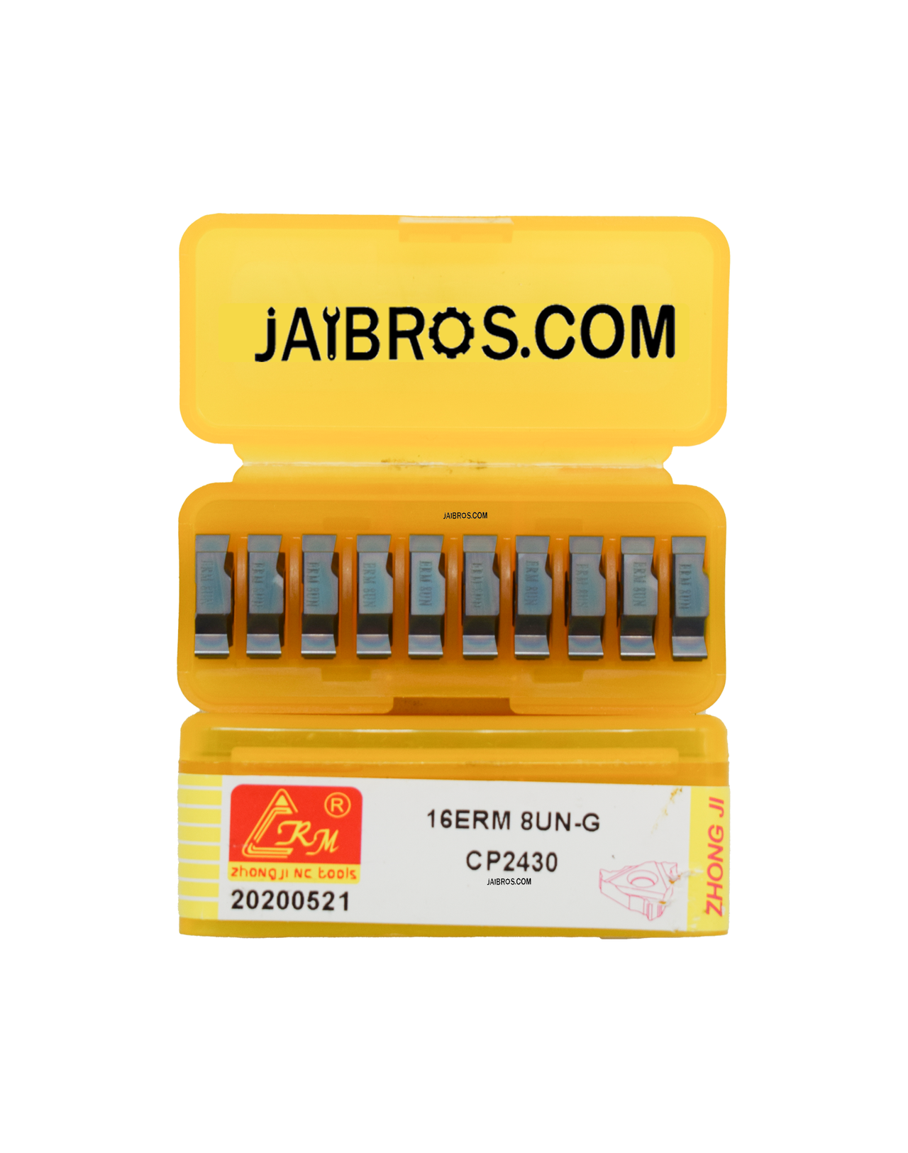 16 ER/IR 8UN External/Internal Threading CRM carbide Insert pack of 10