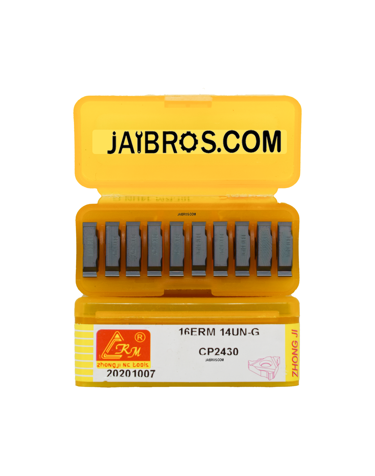 16 ER/IR 14UN External/Internal Threading CRM carbide Insert pack of 10