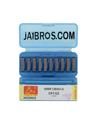 Thumbnail for 16 ER/IR 125ISO External/Internal Threading CRM carbide Insert pack of 10