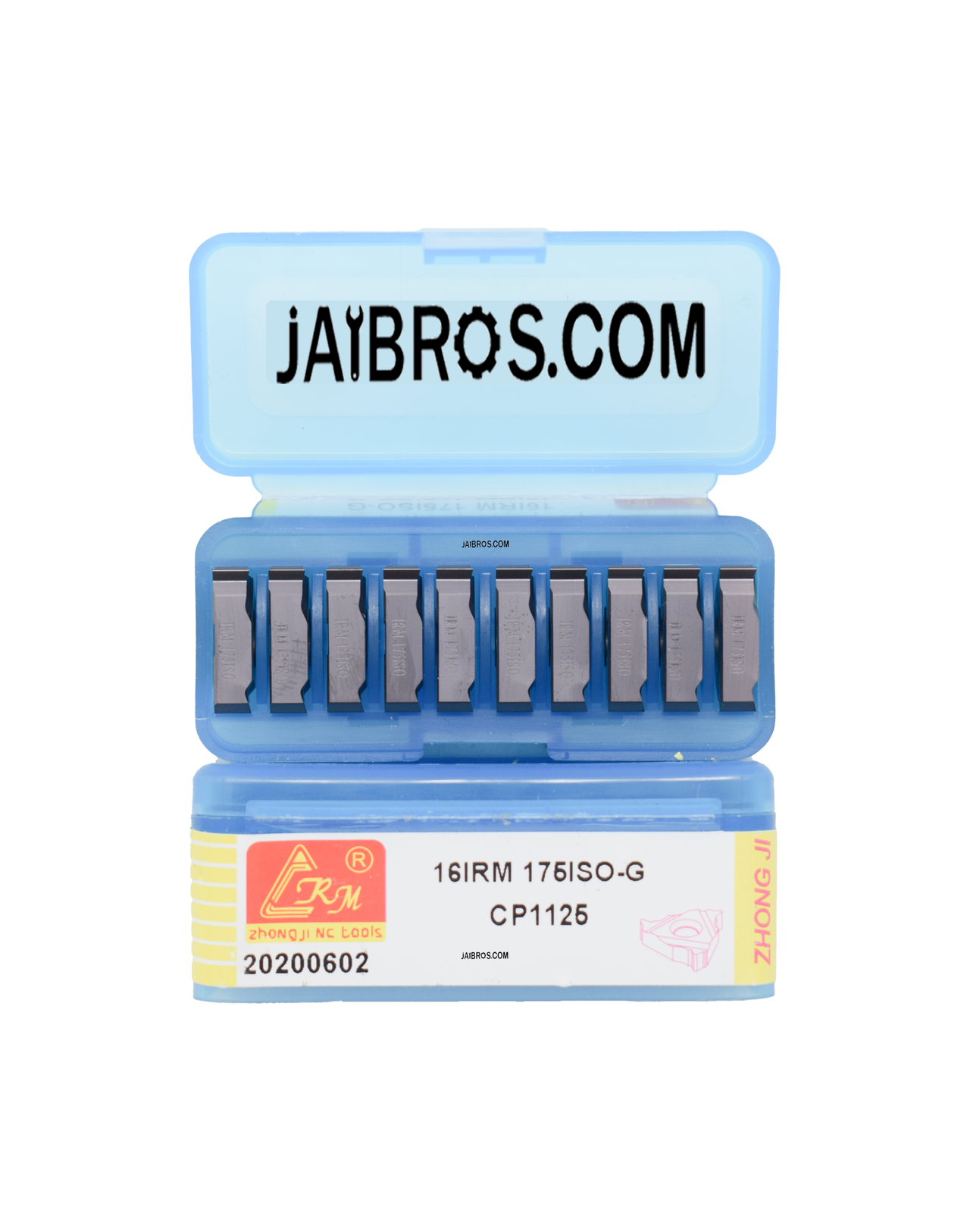 16 ER/IR 175ISO External/Internal Threading CRM carbide Insert pack of 10