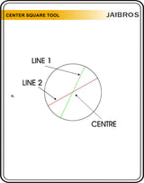 Center Square tool for center 1.5 inch