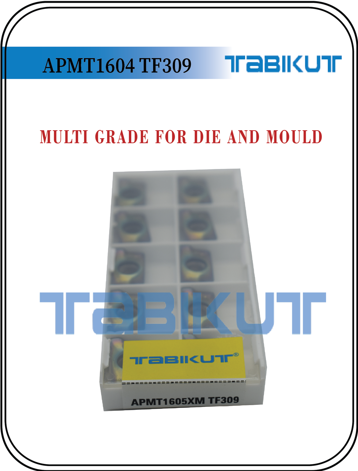 TABIKUT APMT1604 TF309 Carbide Insert