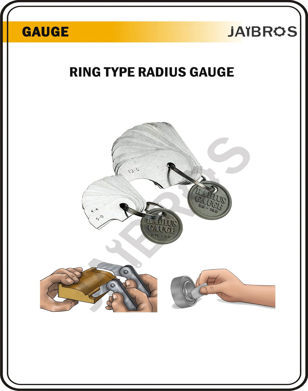 Radius Gage 5.5 mm