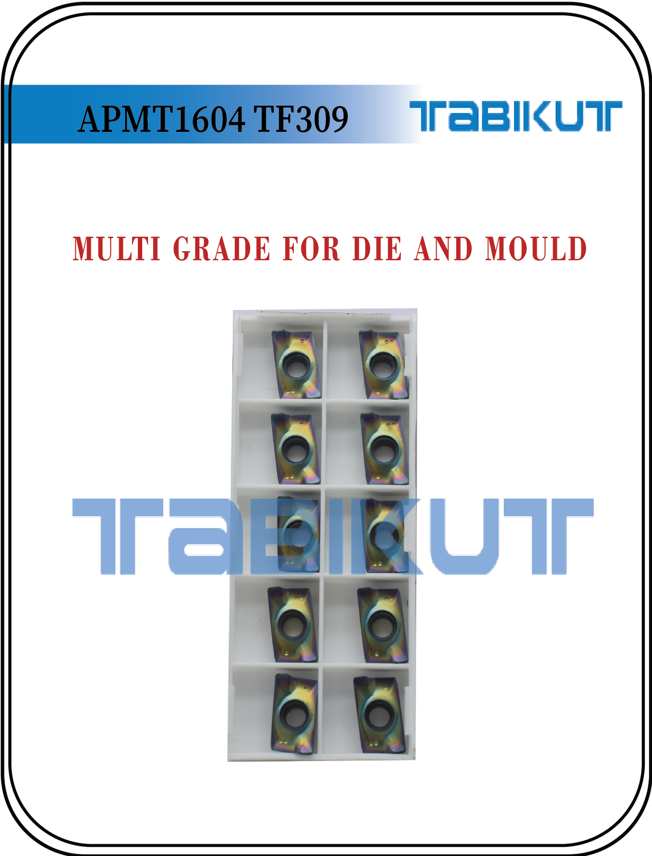 TABIKUT APMT1604 TF309 Carbide Insert