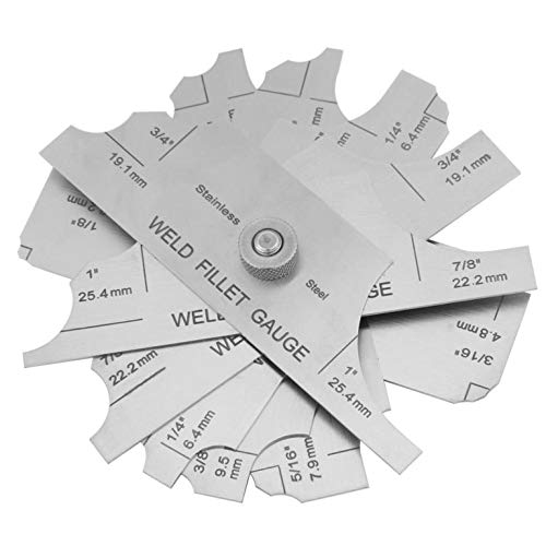 Fillet Welding GAGE 1/8 to 1” 7 Blades