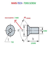 Grey Torx Screw 5 Mm