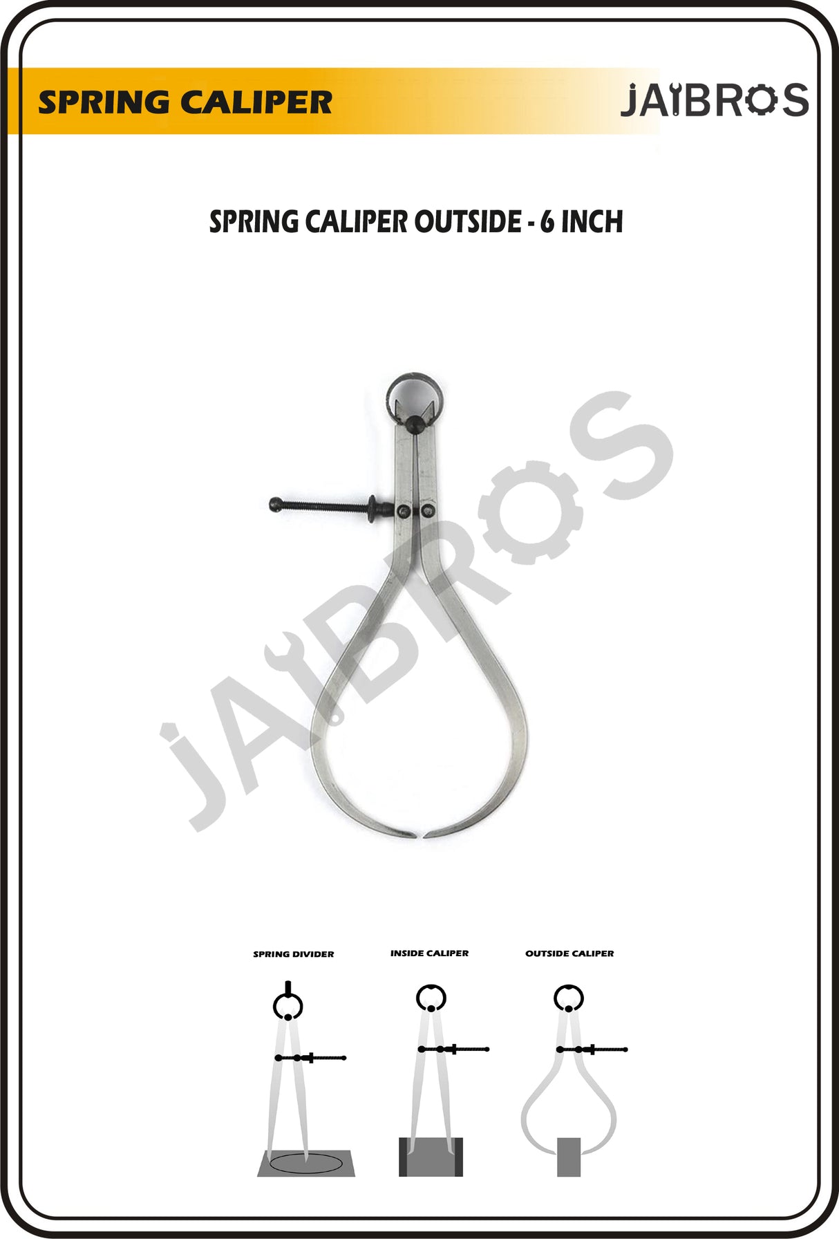 Spring Caliper 6 INCH