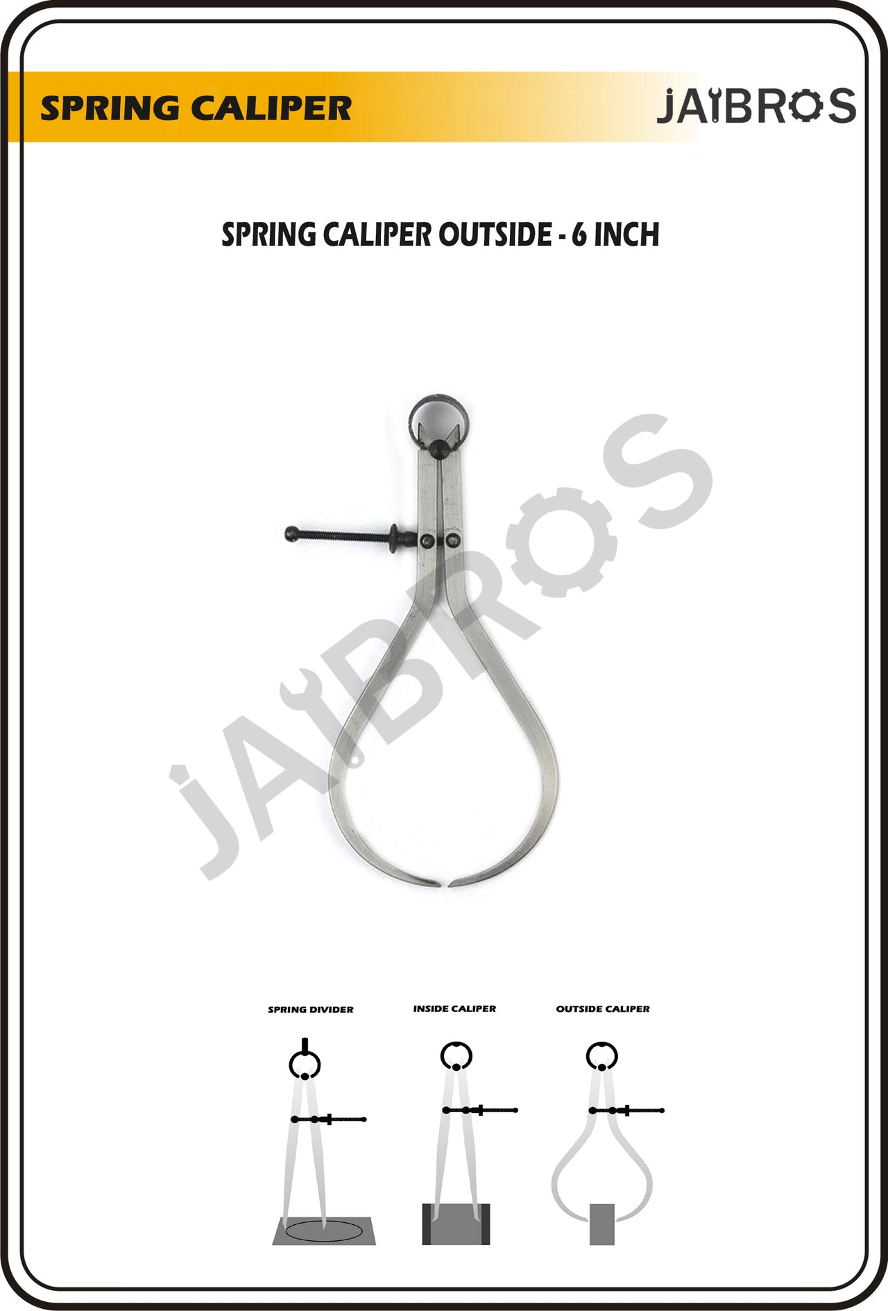 Spring Caliper 6 INCH size – Jaibros