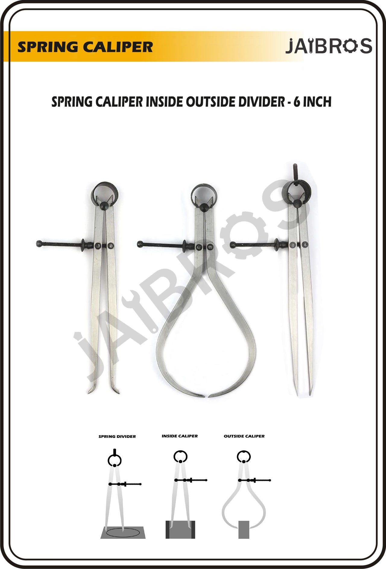 Spring Caliper 6 INCH size – Jaibros