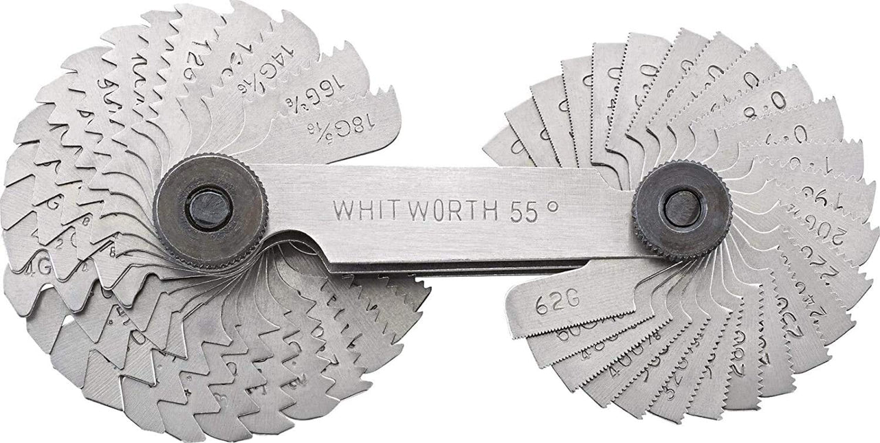 Screw Pitch Gauge With Worth Standard 55 Degree