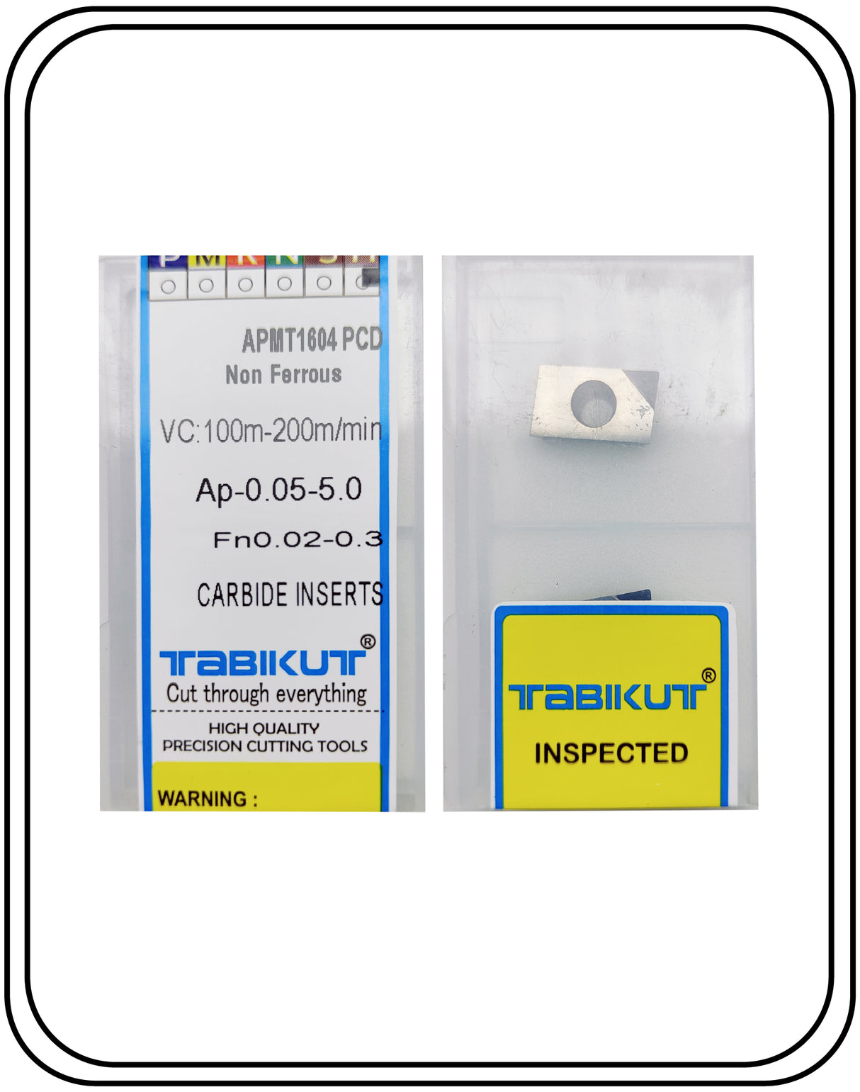 Tabikut PCD insert APMT160404 Pack of 2