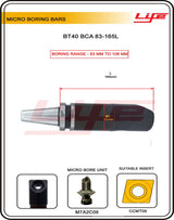 Micro Boring Bars Bca 83-108mm