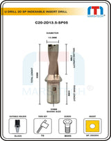 U Drill 13.5 MM