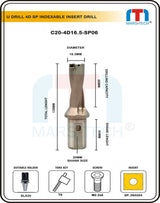 U Drill 16.5 MM