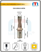 U Drill 28.5mm