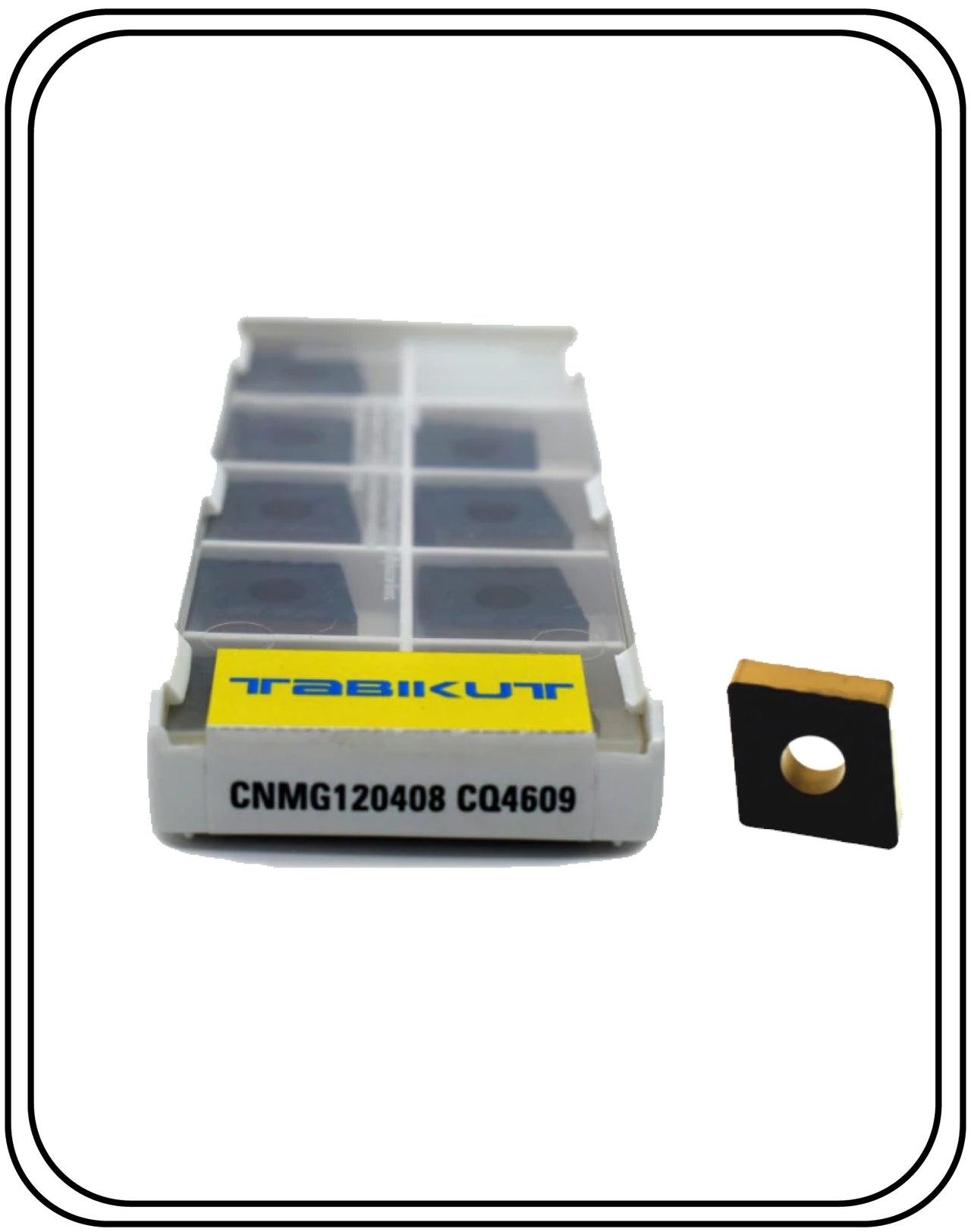 CNMG120408 CQ 4609 Chipbreaker insert