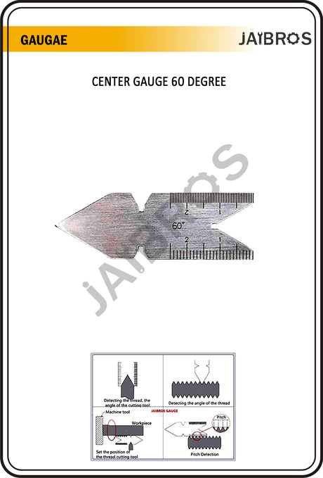 Center Gauge 60 Degree.