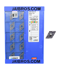 Thumbnail for Korloy DNMG150608/04 HM PC9030 carbide insert ss grade pack of 10