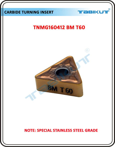 TNMG1604/04/08/12 BM T60 insert