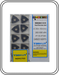 Thumbnail for wnmg080404/08/12 cx for TABIKUT  Steel & Stainless Steel Mild Steel Pack Of 10