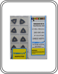 Thumbnail for wnmg060408/12 md125 steel grade Tabikut pack of 10