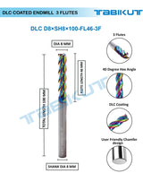 8mm 3 flute endmill