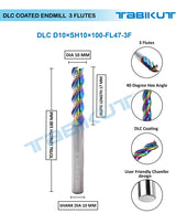 100 mm long endmill cutter