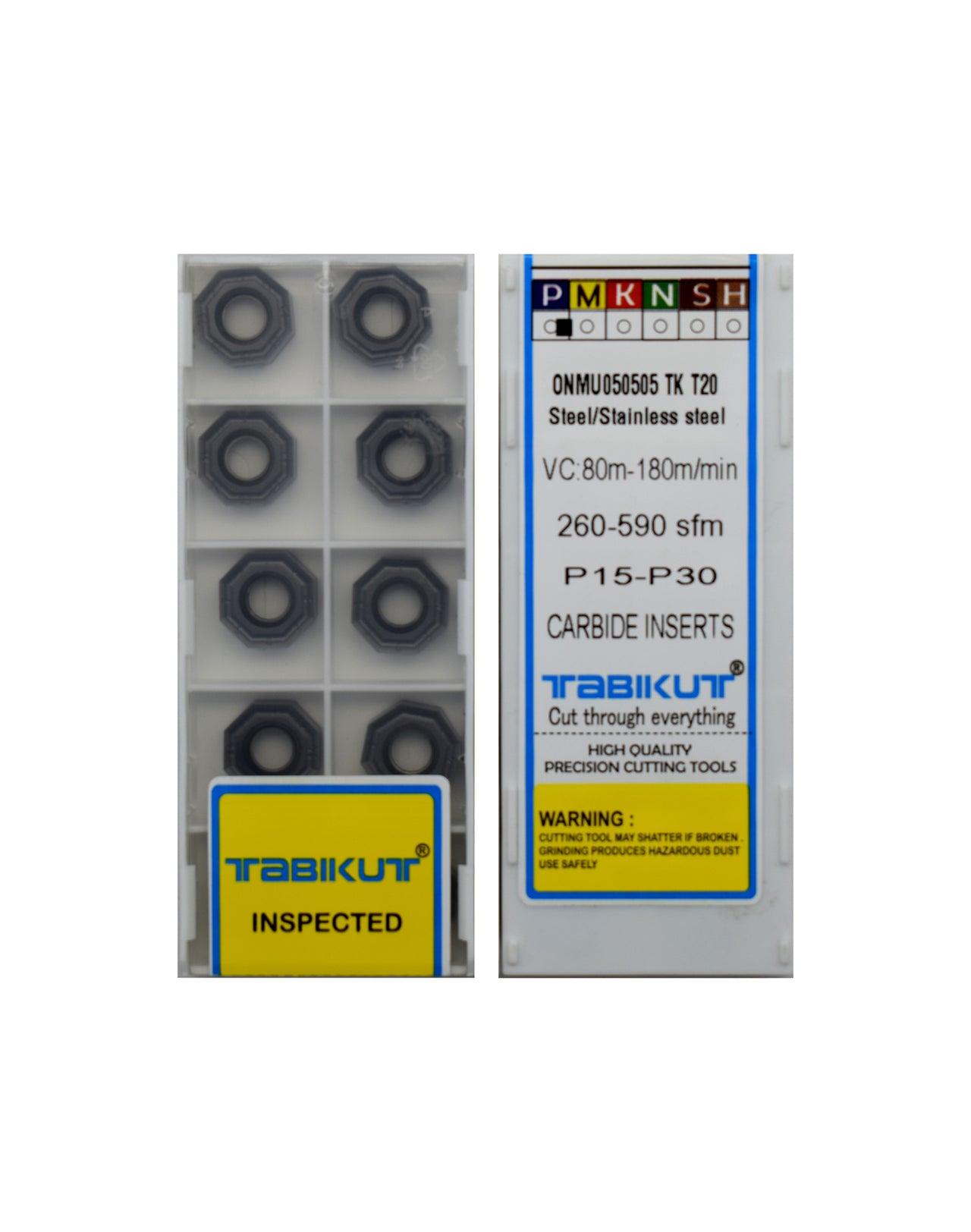 ONMU050505 T20 grade for steel and ss Tabikut insert pack of 10