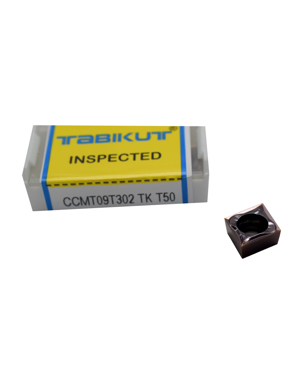 CCMT09T302 t50 grade TABIKUT Carbide Insert For Steel Black Pack Of 10