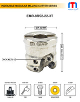 indexable milling cutter 