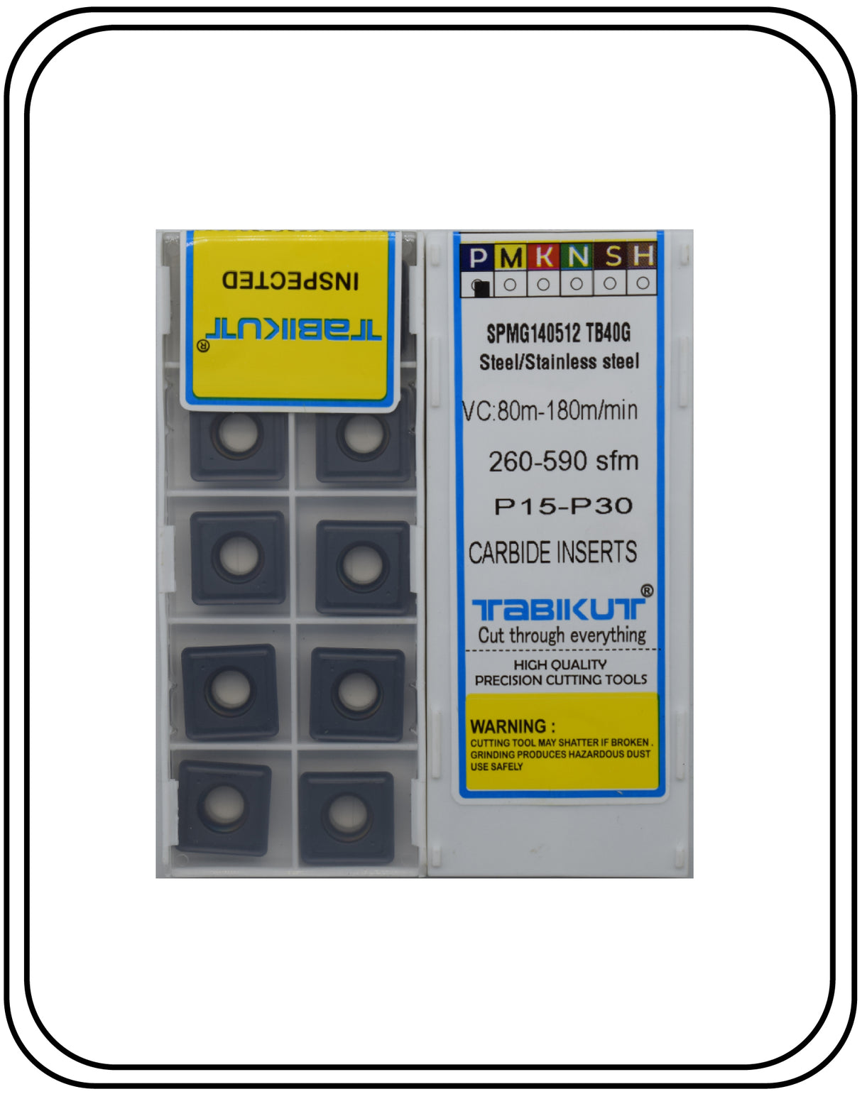 SPMG140512 TABIKUT Carbide Drilling Insert