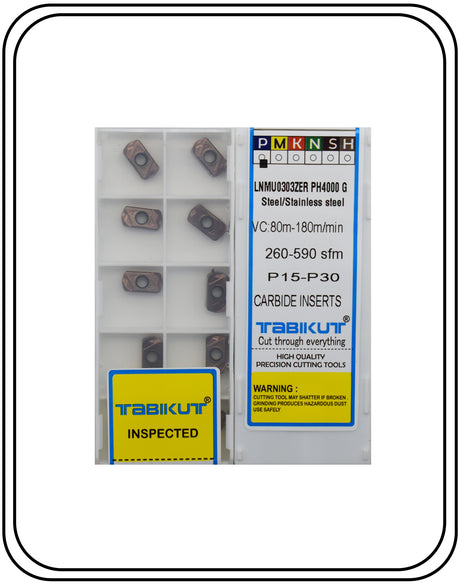 CARBIDE INSERT LNMU0303 High Feed Tabikut Brand insert pack of 10