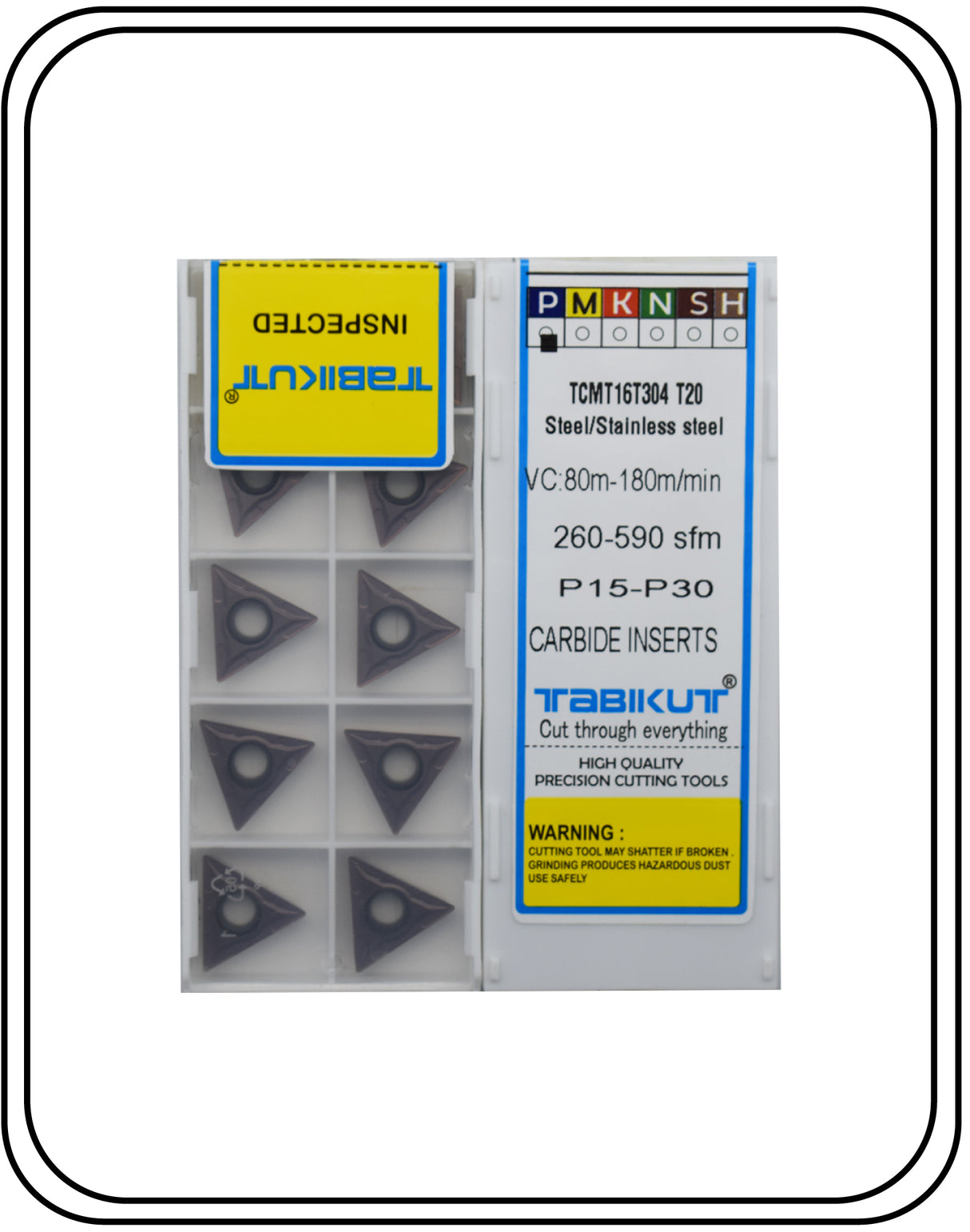 TCMT16T304/08 t20 Tabikut insert PACK OF 10