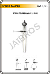 Spring Caliper Flat 8 inch /200 MM