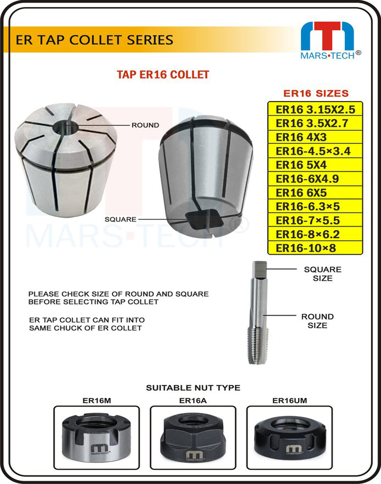 TAP COLLET ER16