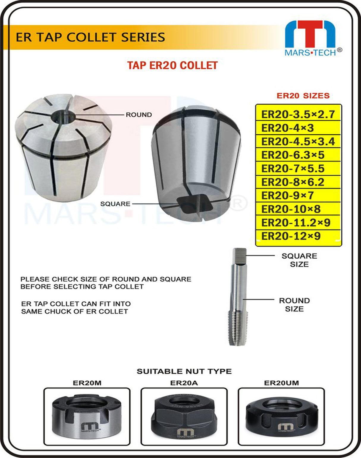 TAP COLLET ER20