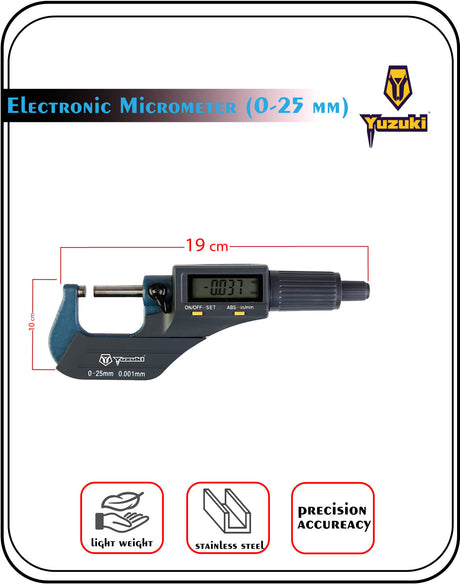 Electronic Micrometer (0-25 mm)