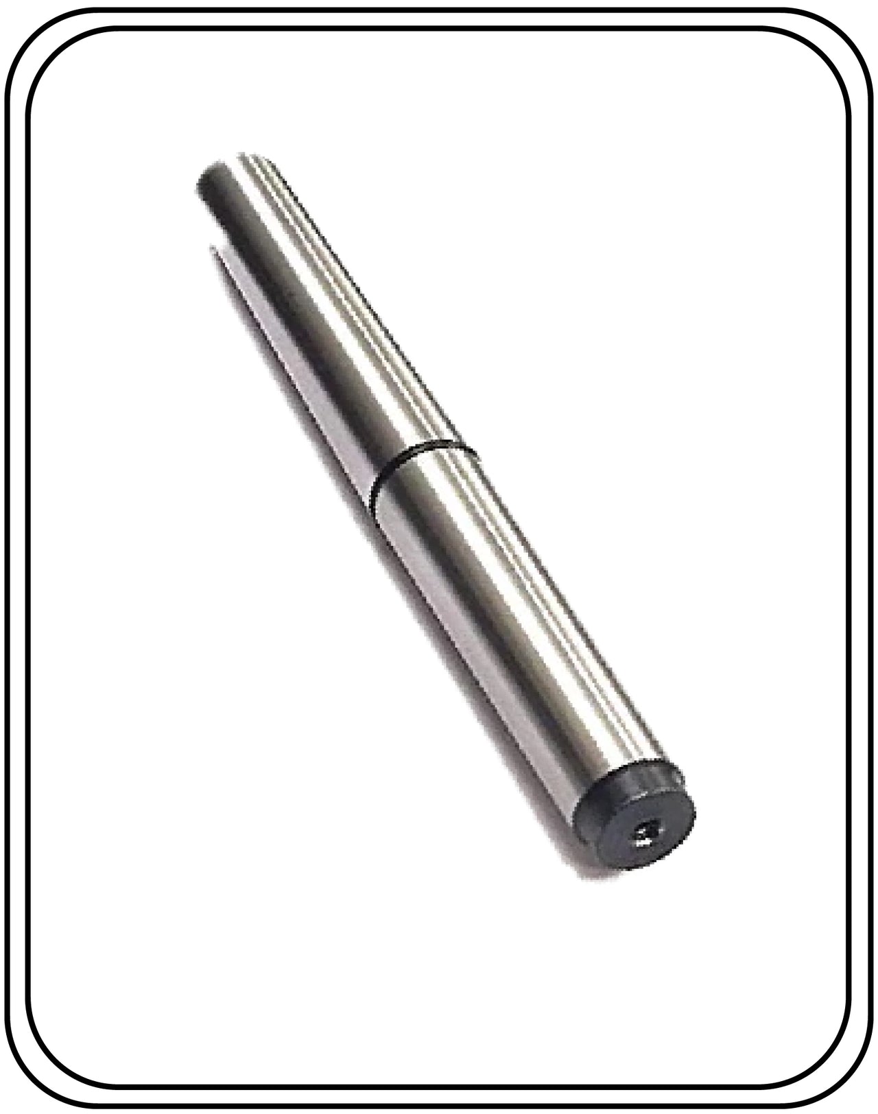 Lathe test bar mandrel MT4 for lathe machine steel finish pack of 1 ...