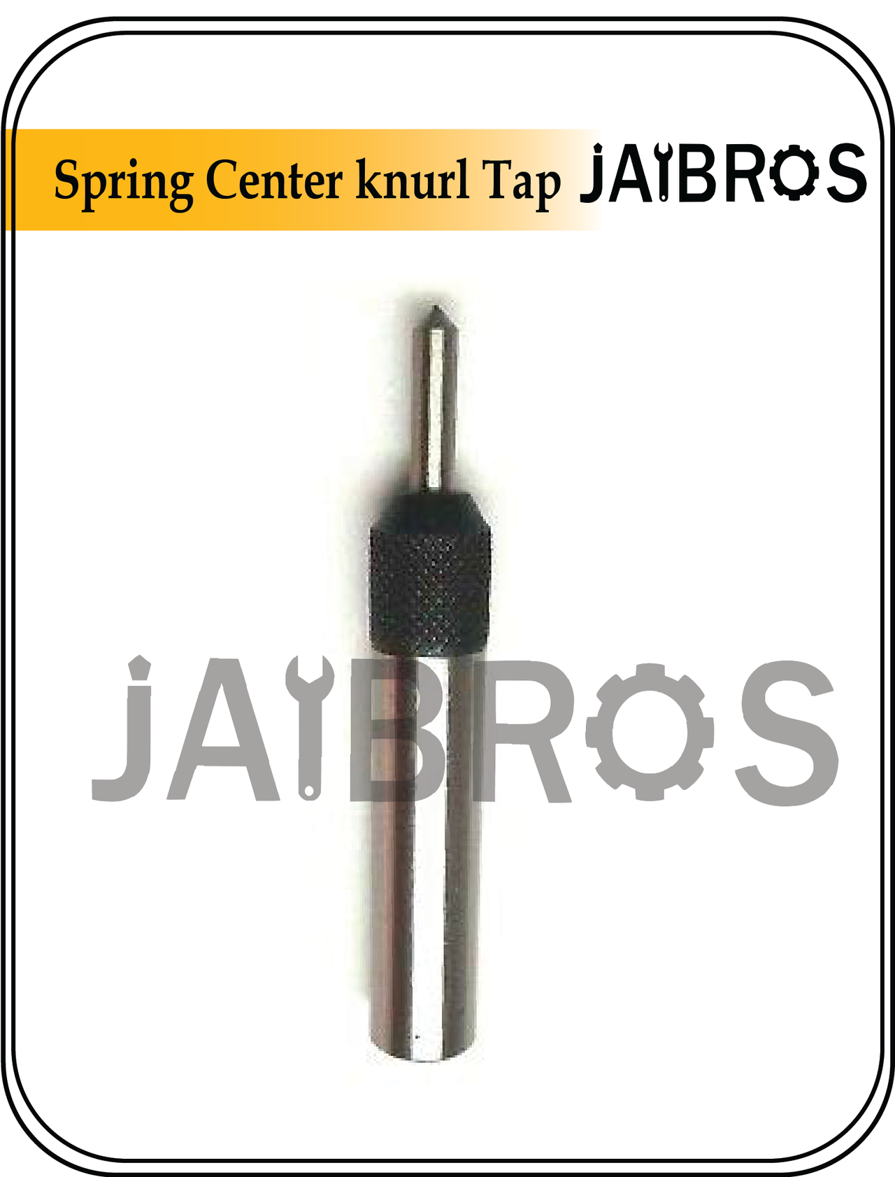 Spring Center knurl Tap Guide Tool