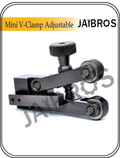 Mini V-Clamp Adjustable Spring Type Knurling Tool