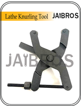 Lathe Knurling Tool holder scissor type 5 Inch BLACK