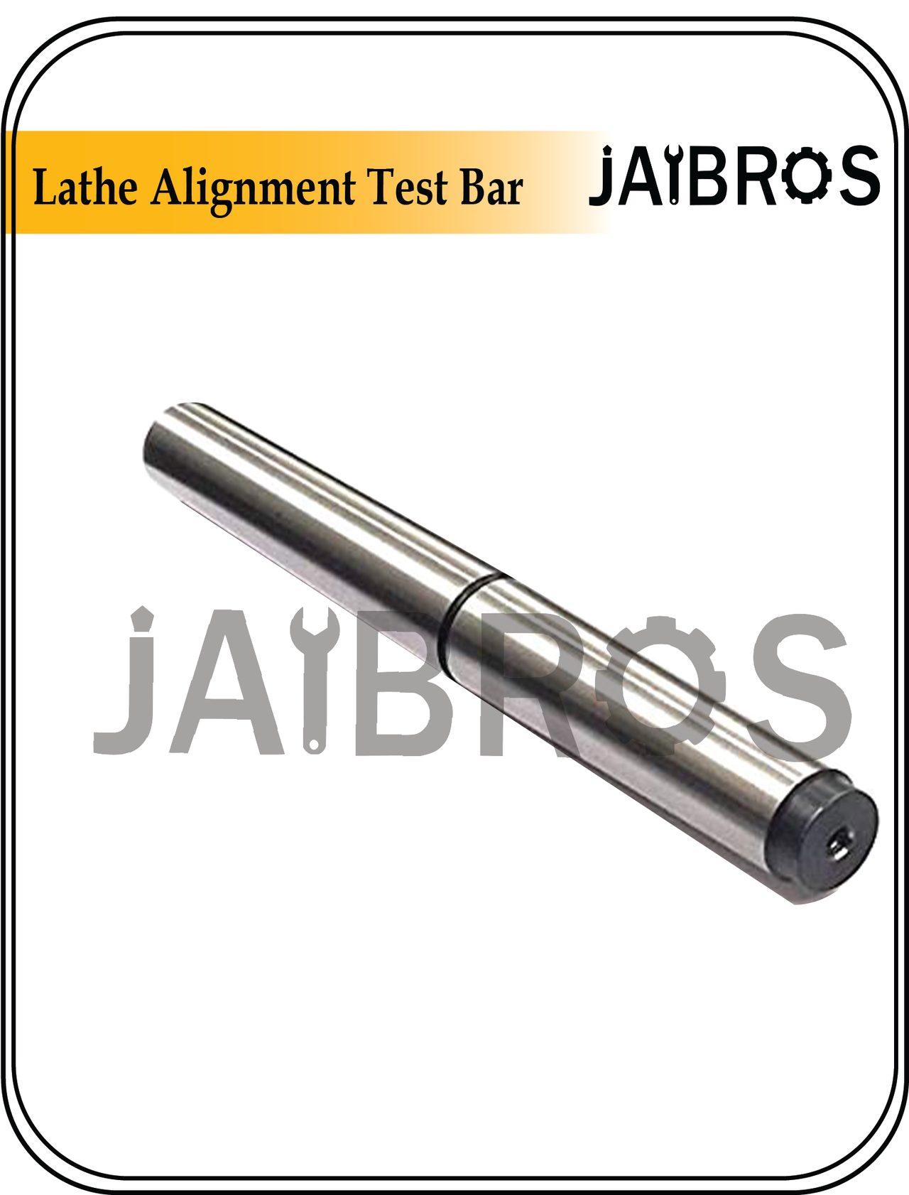 Lathe Alignment Test Bar