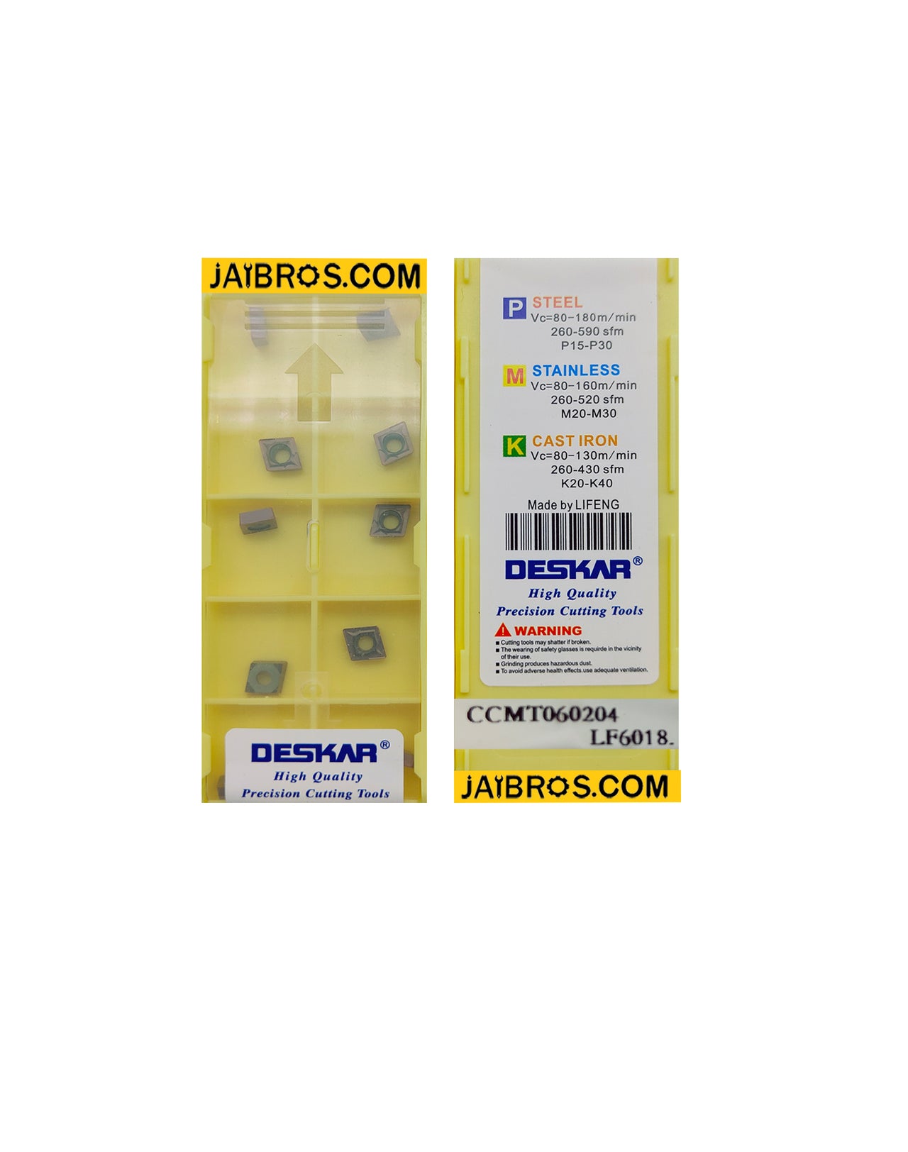 Deskar Deskar Cutting Tools & Insert, Quality Carbide Inserts for Steel – Jaibros