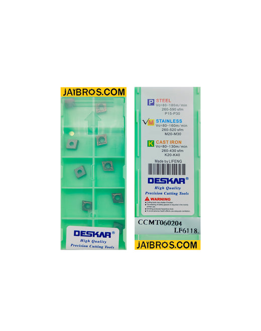 Deskar Cutting Tools & Insert, Quality Carbide Inserts for Steel – Jaibros