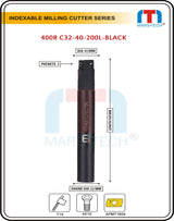 40 MM Indexable Inserted Endmill | APMT1604 insert