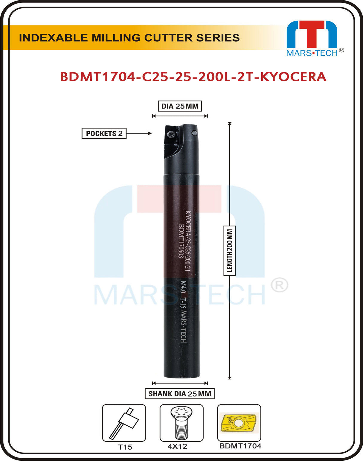 Indexable Inserted Endmill