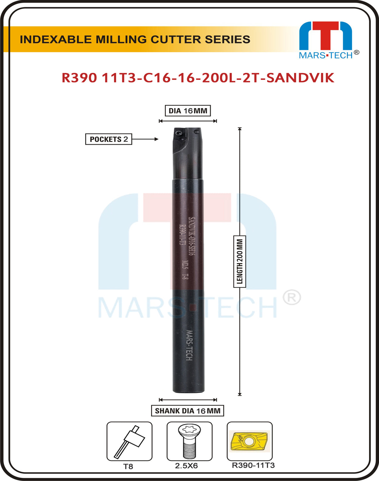 Indexable Inserted Endmill